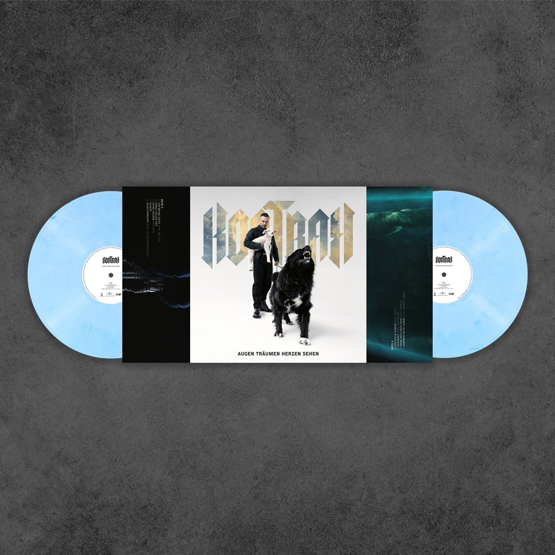 Augen träumen Herzen sehen 2LP - Limitierte Gatefold Vinyl in blue marbled